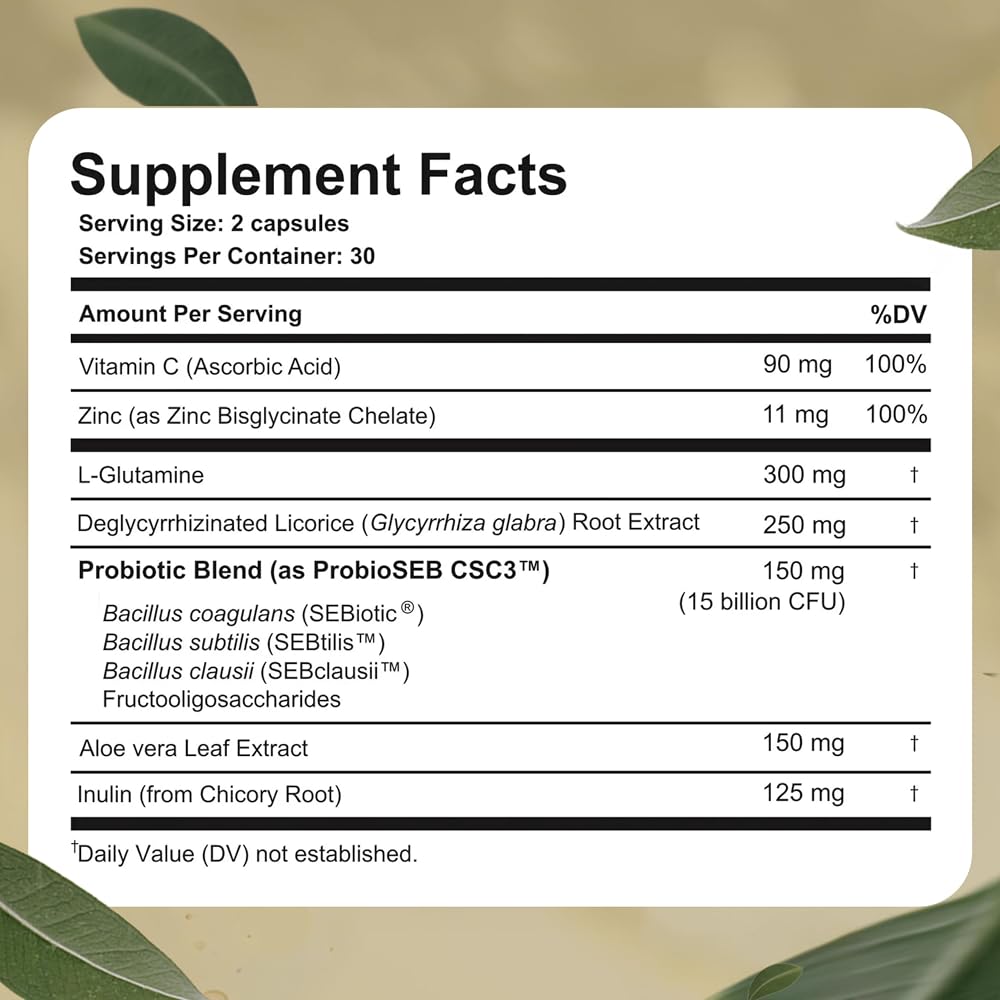 Law Of Nature Best Days Formula Gut Support - 60 Capsules - image 8