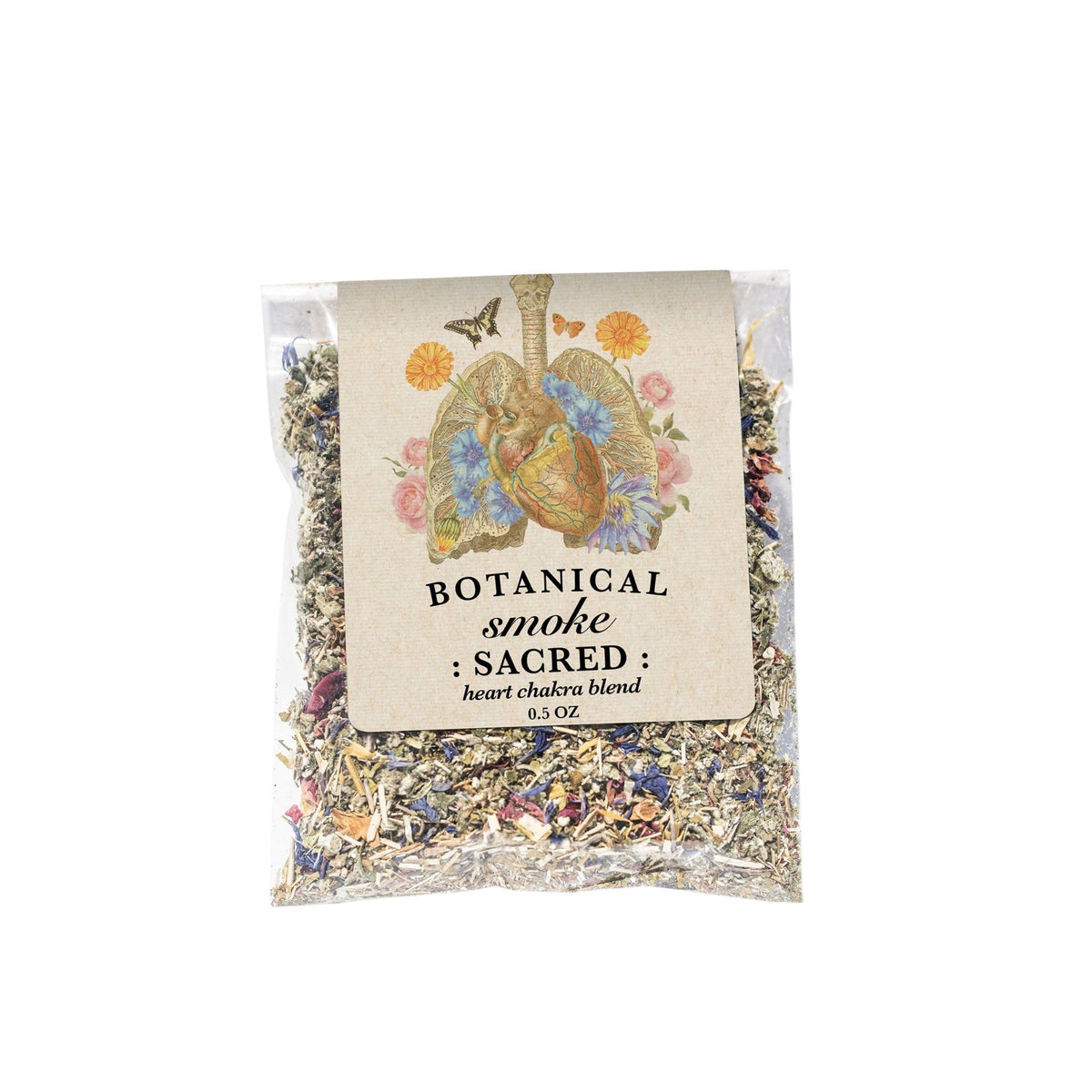 Anima Mundi Apothecary Sacred Smoke Heart Chakra Herbal Blend - 0.5oz