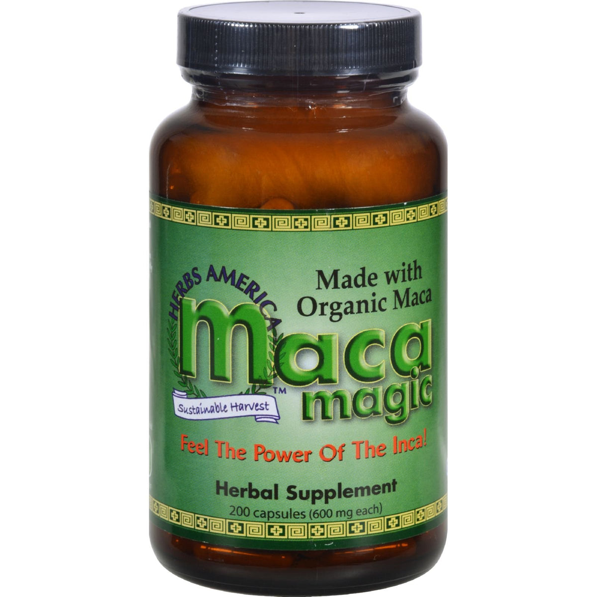 Maca Magic Organic Maca Root - 200 Capsules