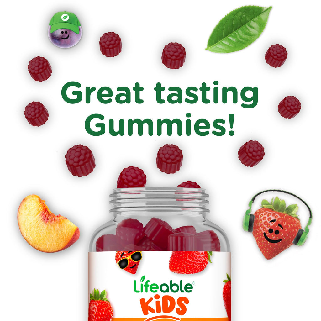 Lifeable Zinc for Kids 15 mg Berry Gummies - 90 Count - image 7