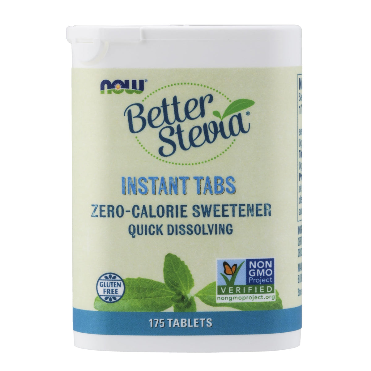 NOW BetterStevia Instant Tabs Zero Calorie Sweetener - 175 Tablets
