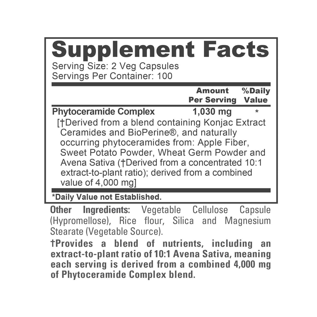 NusaPure Phytoceramide Complex Soy Free 1030mg - 200 Capsules - image 4