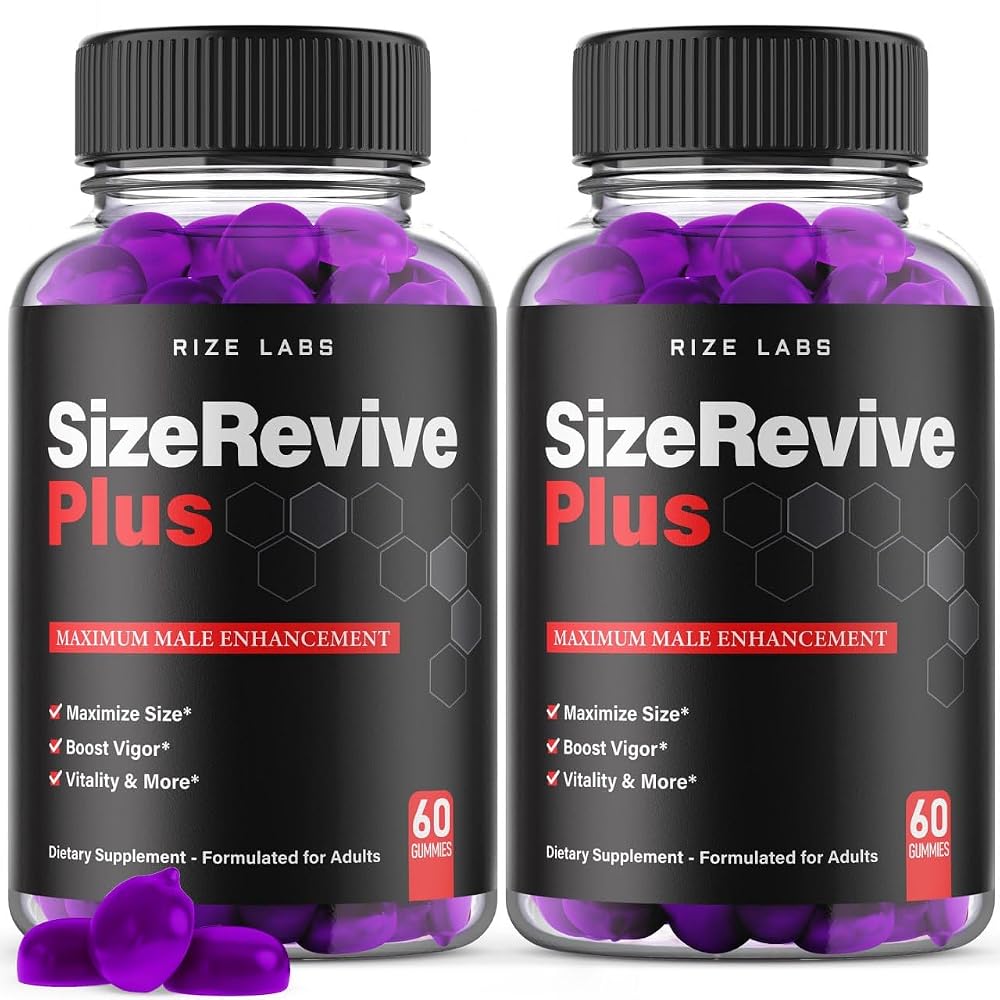 rize labs Size Revive Plus Gummies for Men - 120 Gummies