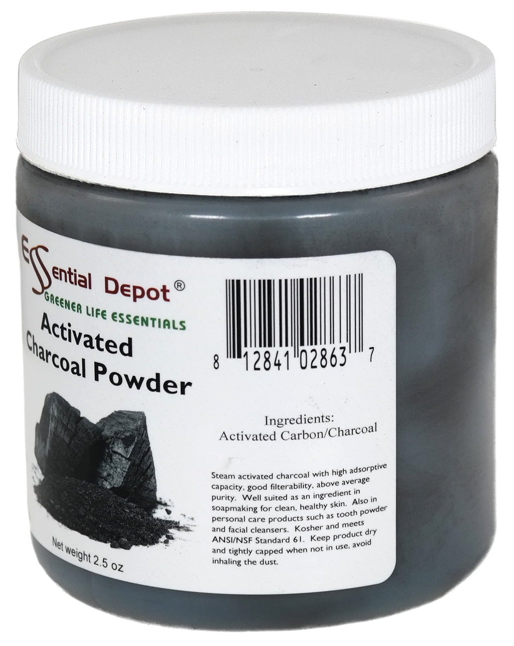Essential Depot Activated Charcoal Powder - 2.5 oz - image 3