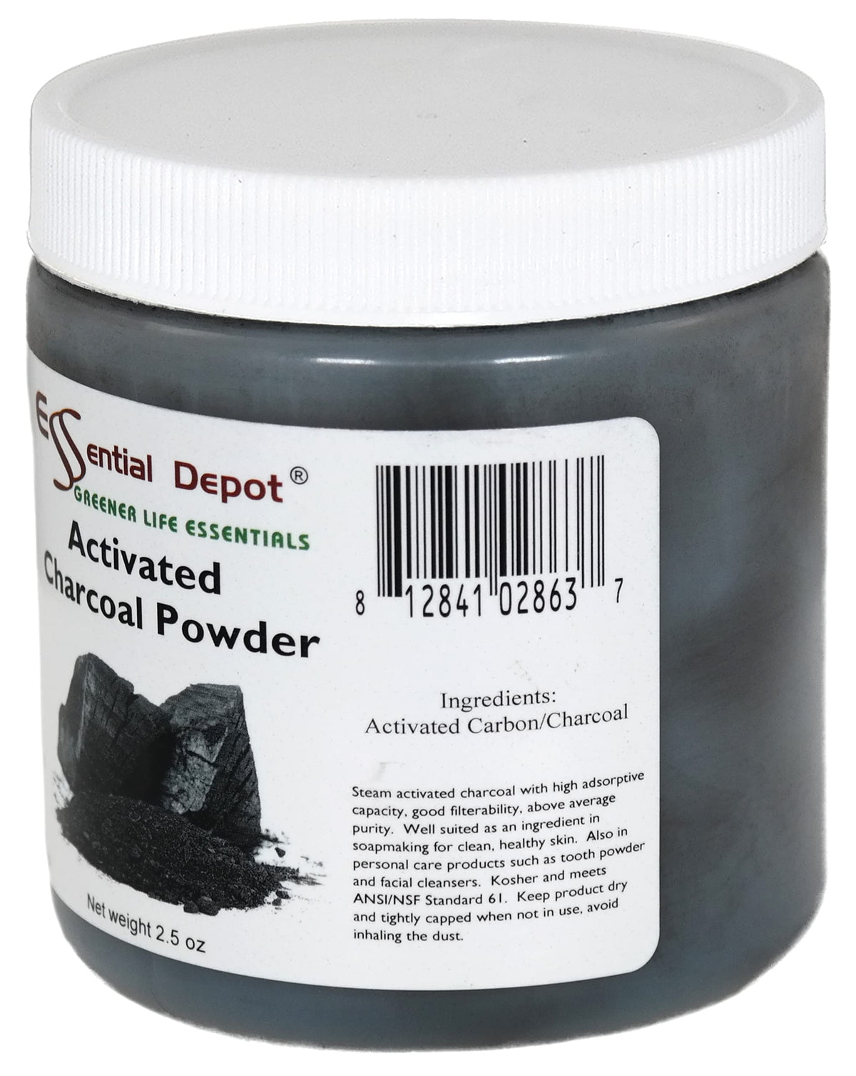 Essential Depot Activated Charcoal Powder - 2.5 oz - image 3