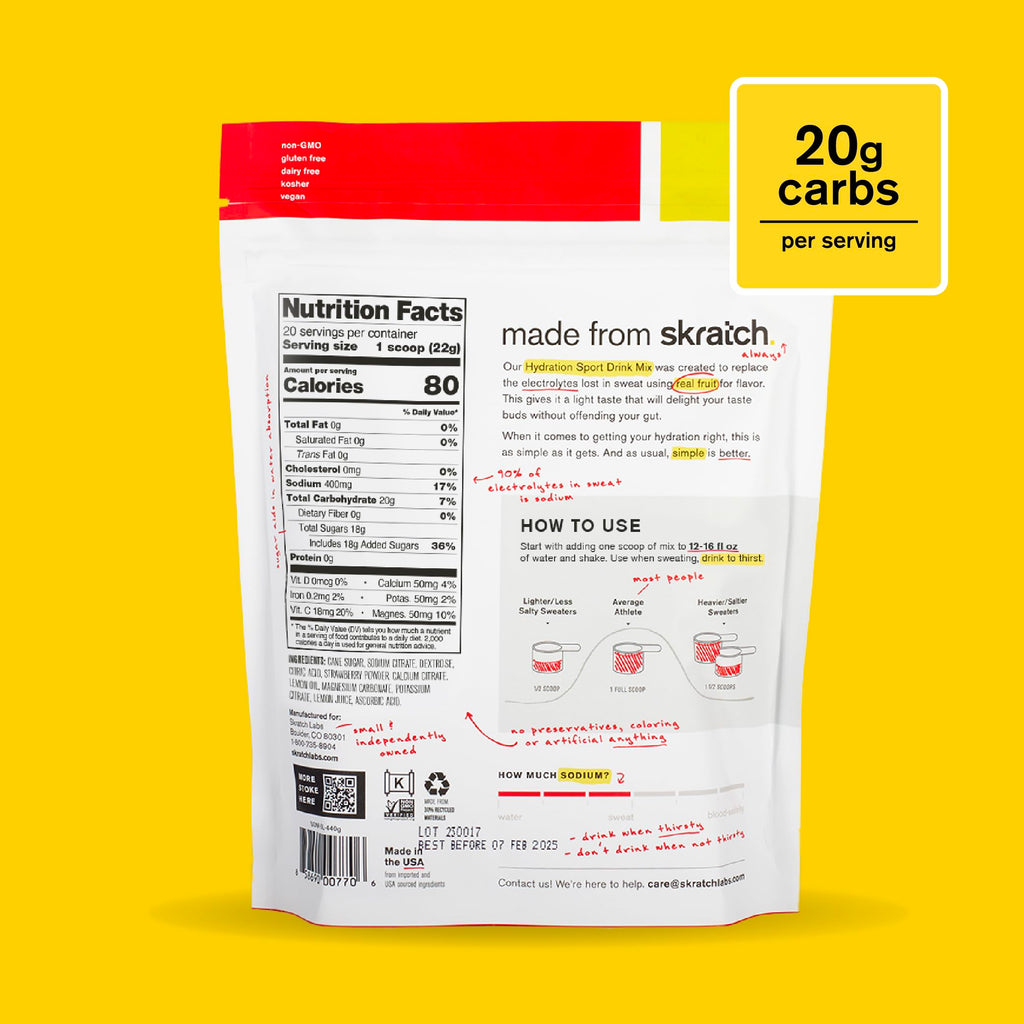 Skratch Labs Hydration Sports Drink Mix