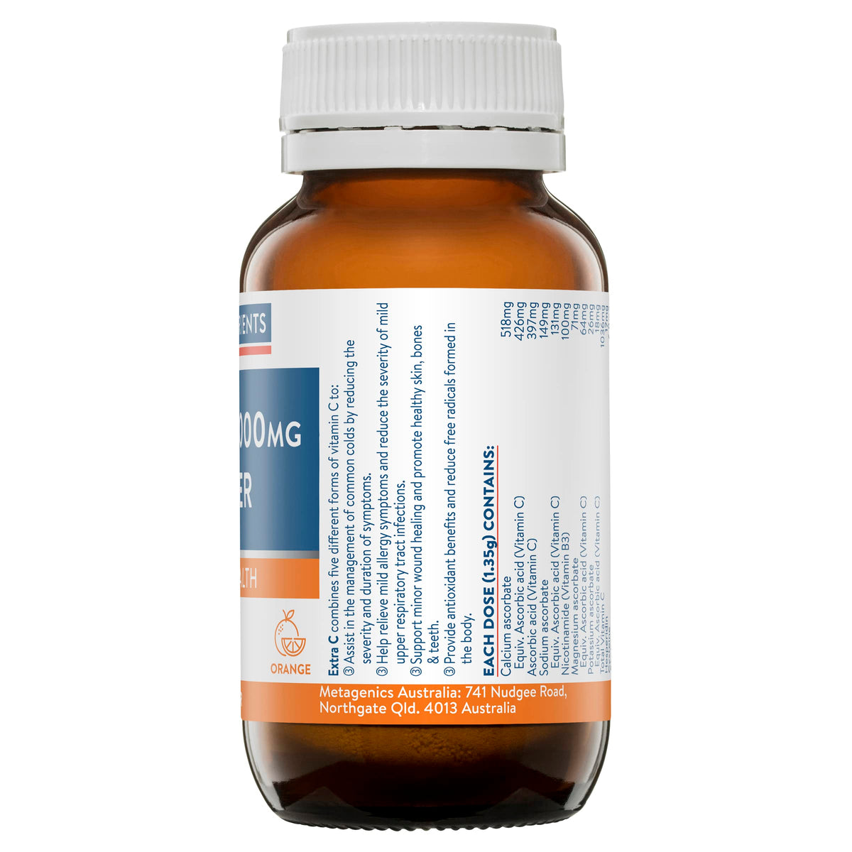 Ethical Nutrients Extra C 1000mg Vitamin C - 60 Tablets - image 4