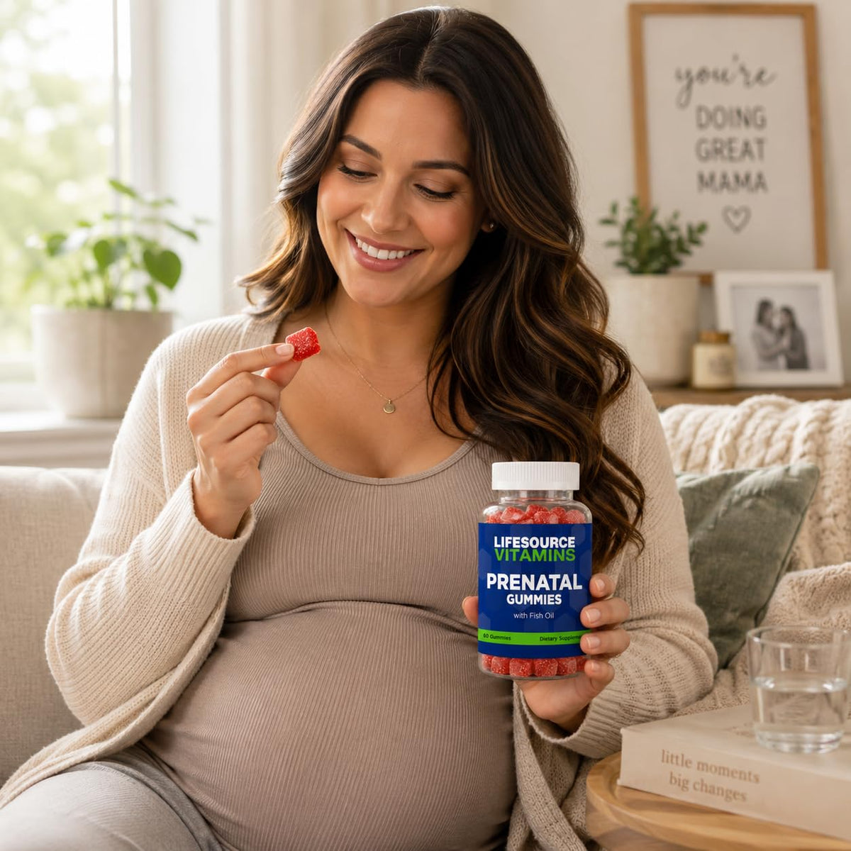LifeSource Vitamins Prenatal Multivitamin with DHA - 60 Gummies - image 3