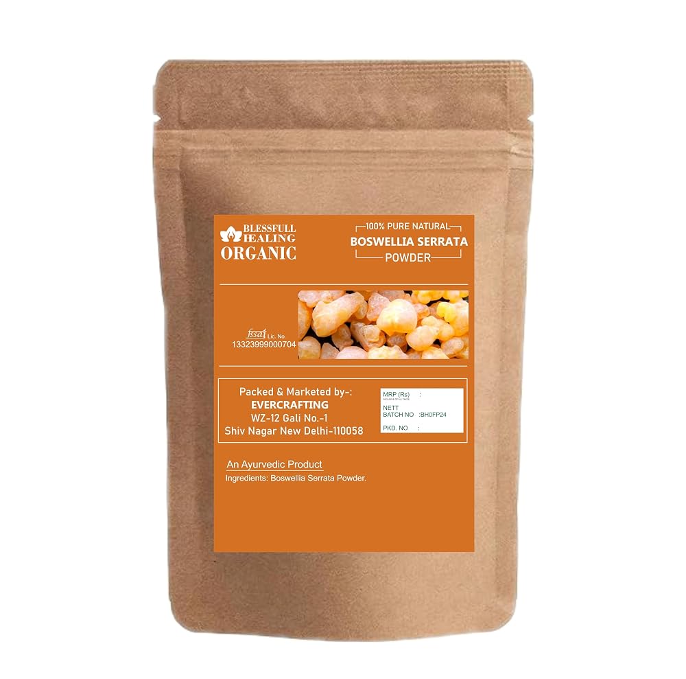 Blessfull Healing Organic Boswellia Serrata Powder 100% Pure Natural