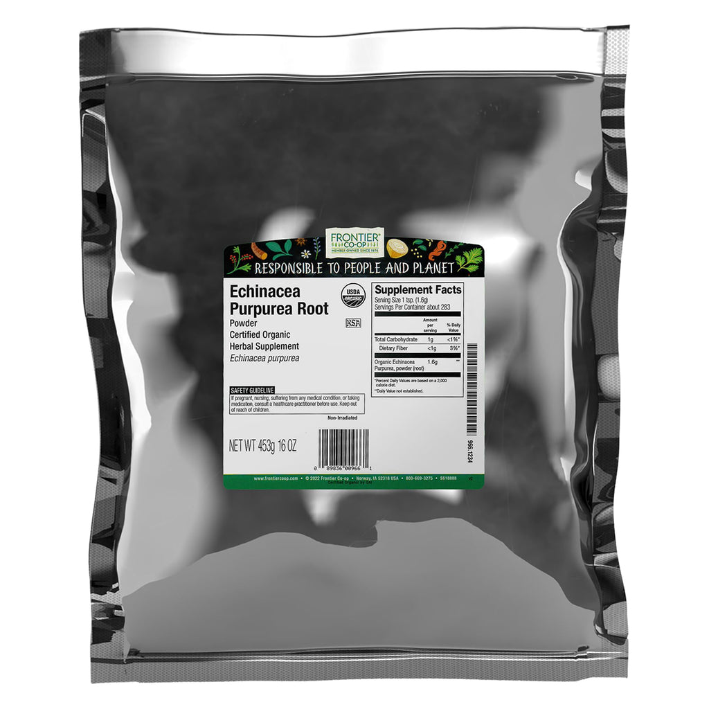 Frontier Co-op Echinacea Purpurea Root Powder, Organic - 1 lb