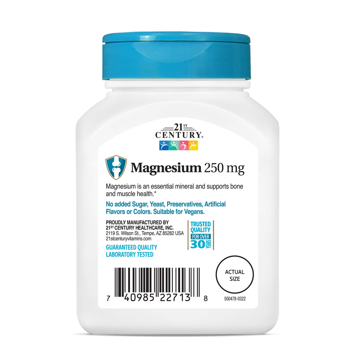 21st Century Magnesium 250 mg Tablets - 110 Count - image 8
