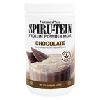 NaturesPlus SPIRU-TEIN Chocolate Plant-Based Protein Shake - 17 Servings