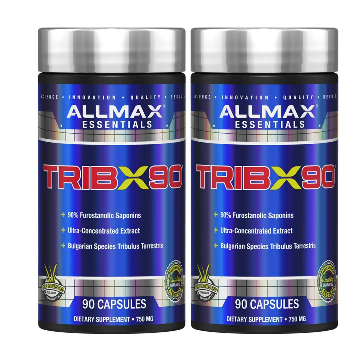 ALLMAX TRIBX90 Natural Testosterone Booster - 180 Capsules