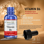 HoneyCombs Vitamin B6 Liquid Drops Pyridoxine HCl - 1 Fl Oz - image 5