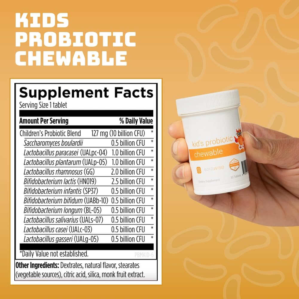 Serawise Kid's Probiotic Chewable by Dr. Ana Maria Temple - 30 Tablets - image 2