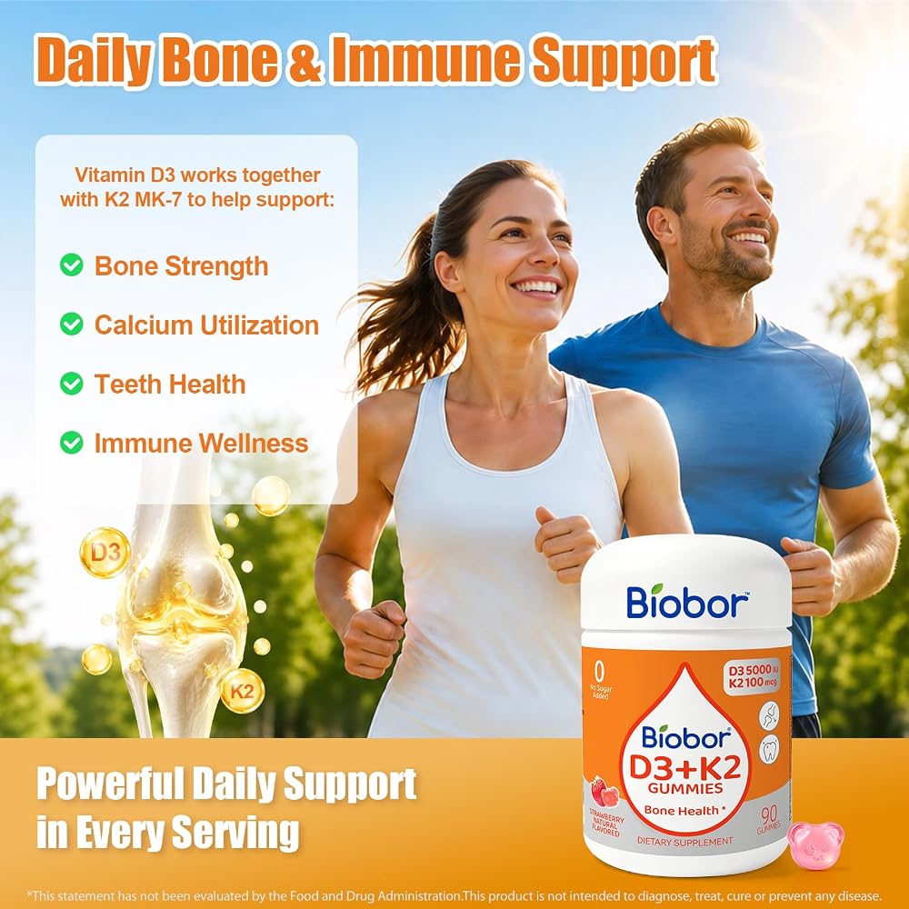 Biobor Vitamin D3 K2 Gummies