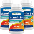Best Naturals Vitamin B6 25mg - 250 Tablets