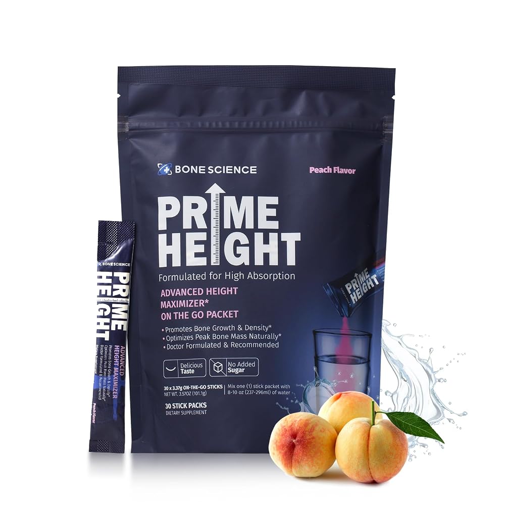 BONE SCIENCE PrimeHeight Kids Multivitamin Powder - 30 Sticks