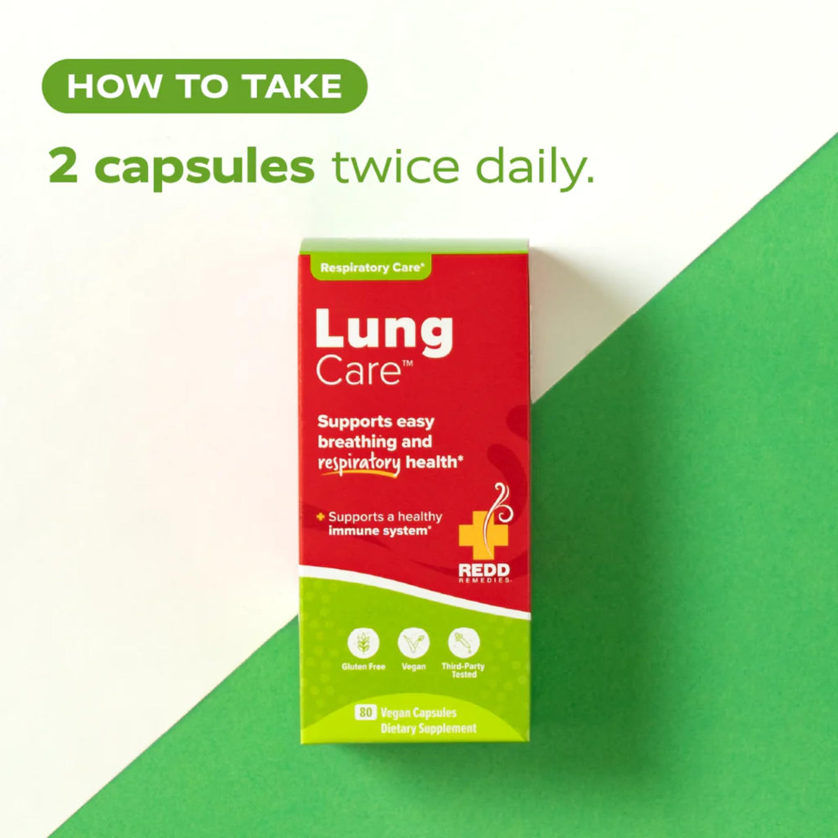 Redd Remedies Lung Care Respiratory Support - 80 Capsules - image 6