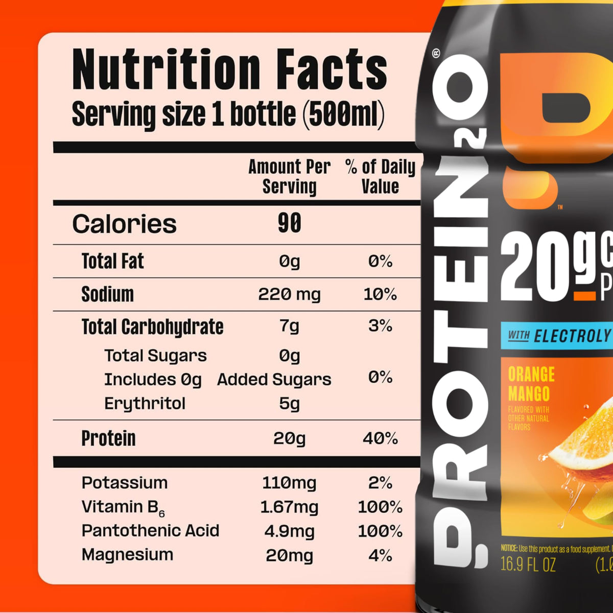 Protein2o Hydration Drink - 2-in-1 Liquid Clear Whey Protein Isolate