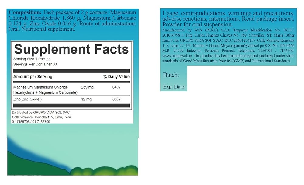 Magnesol Supplement Magnesium 2-5 gr - image 4