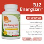 Zahler Energizer - Folate and B12 Supplement - Fast Dissolving Cherry