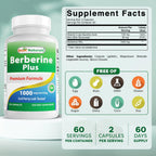 Best Naturals Berberine Plus 1000 mg - 120 Capsules - image 2