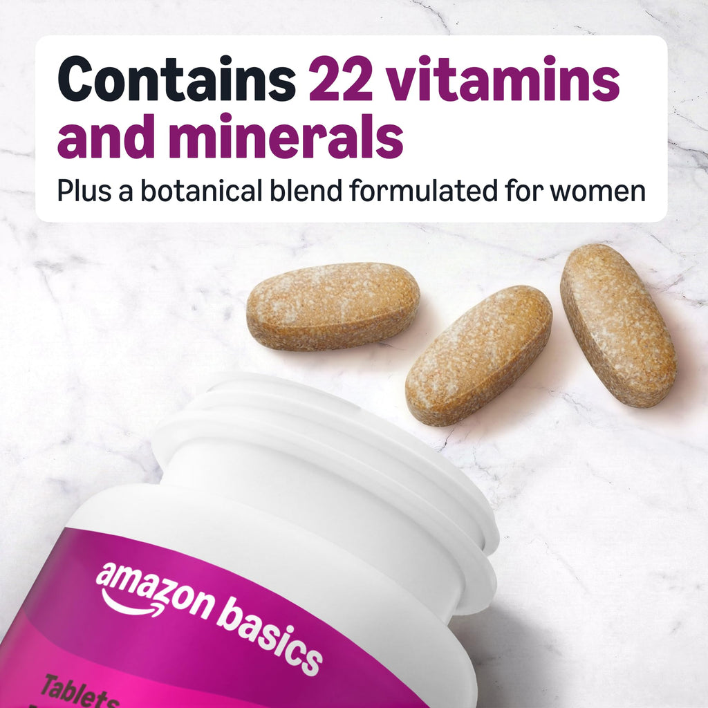 Amazon Basics Women's One Daily Multivitamin - 65 Tablets - image 3
