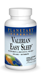 Planetary Herbals Valerian Easy Sleep Tablets - 60 Count