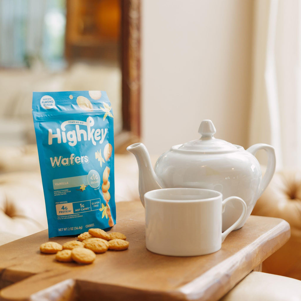 HighKey Gluten Free Vanilla Wafer Cookies - 6Pack Low Carb Keto Snack