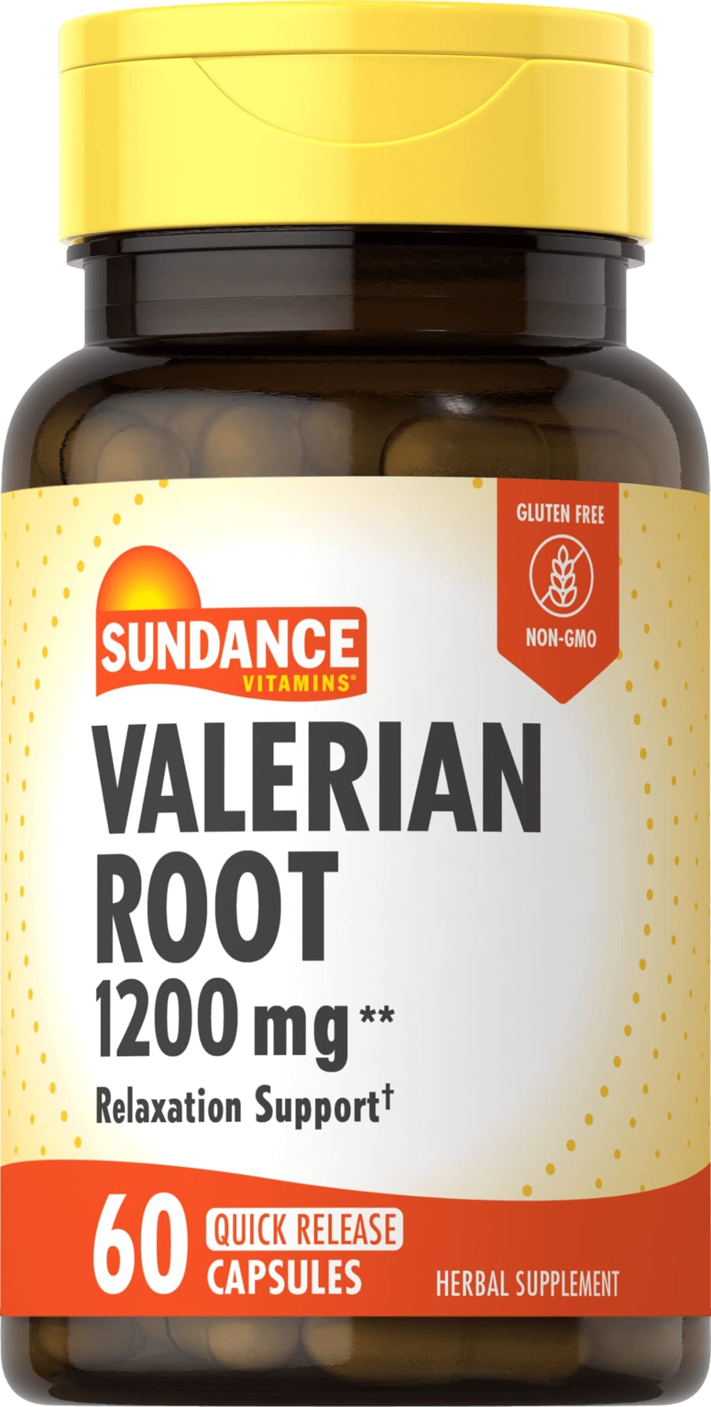 Sundance Vitamins Valerian Root 1200 mg - 120 Capsules