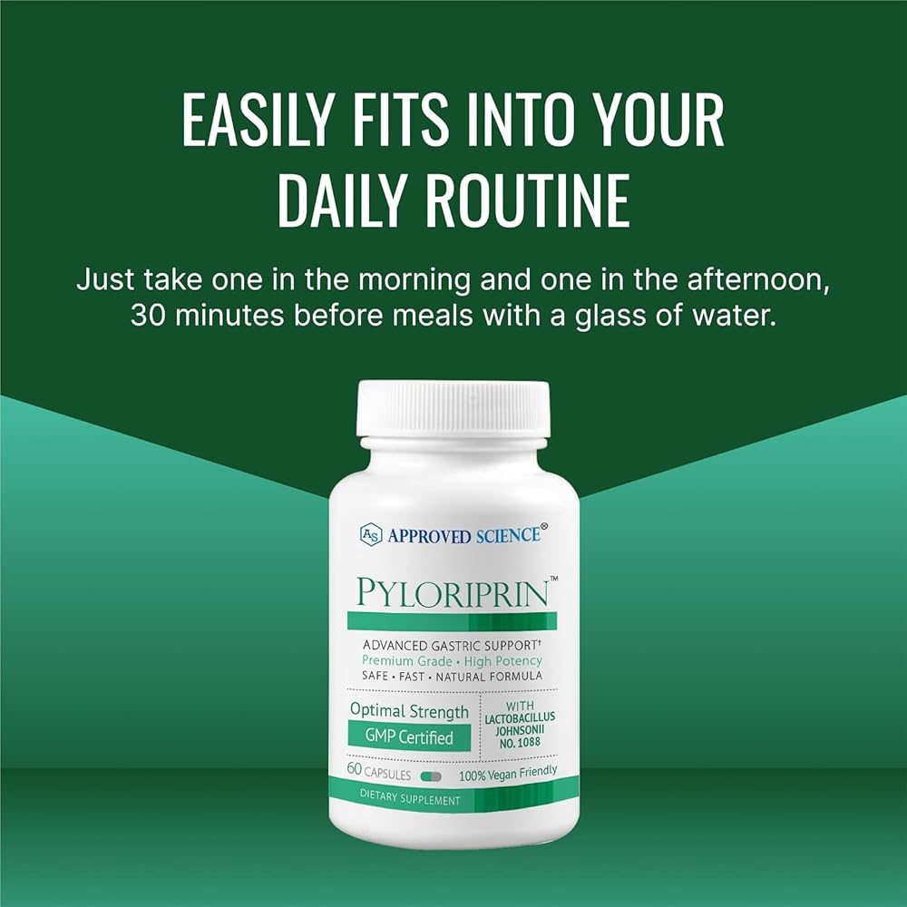 Approved Science Pyloriprin - 60 Capsules