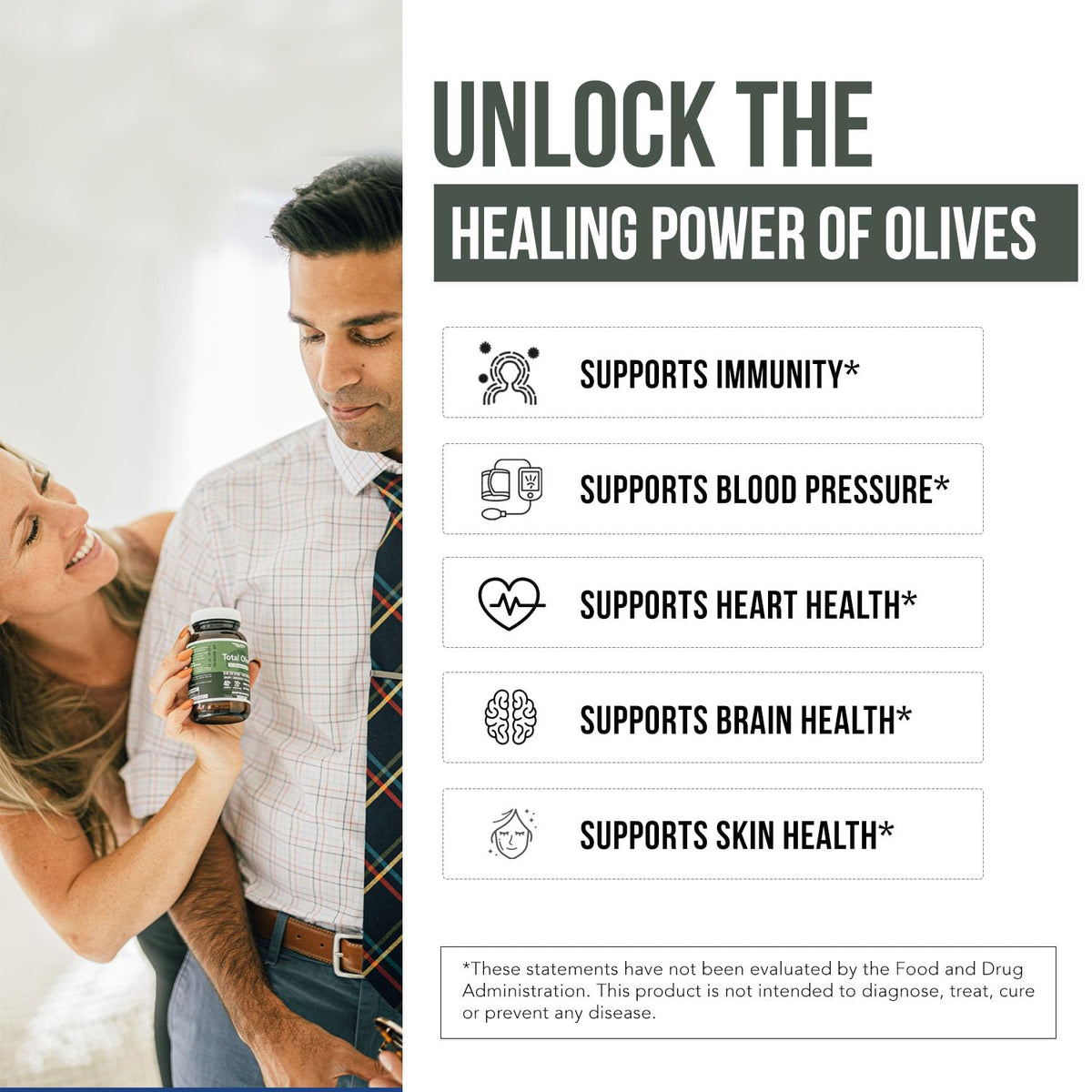 Triquetra Health Total Olive Olive Leaf Extract 40% Oleuropein - 60 Capsules - image 3
