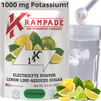 Krampade High Potassium Electrolytes Powder Lemon Lime - 19 Servings