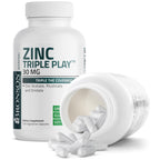 Bronson Triple Play Capsule Zinc Immune