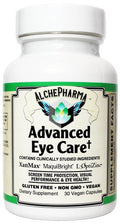 AlchePharma Advanced Eye Care Supplement with Lutein & Zeaxanthin - 30 Capsules
