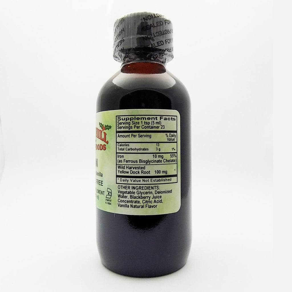 Holly Hill Health Foods Iron Supplement BlackBerry Vanilla - 4 Fl Oz - image 2