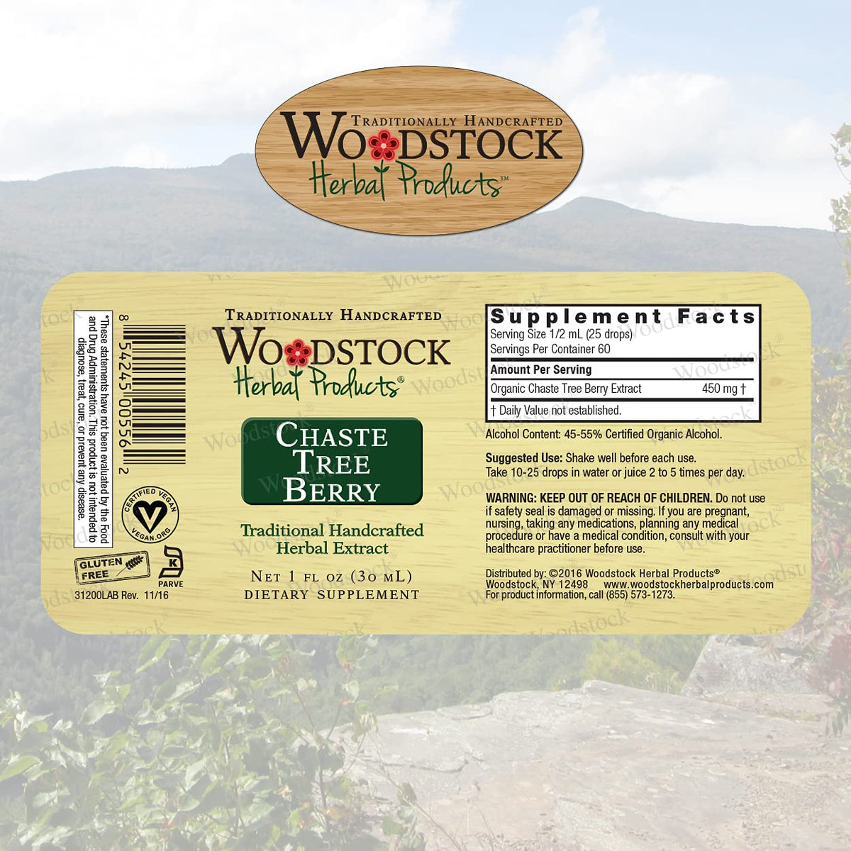 Woodstock Herbal Products Chaste Tree Berry - 1 Ounce - image 2