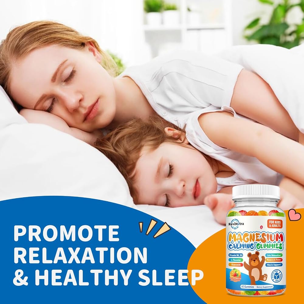 ReviNutra Magnesium Glycinate Gummies for Sleep - 60 Gummies - image 6
