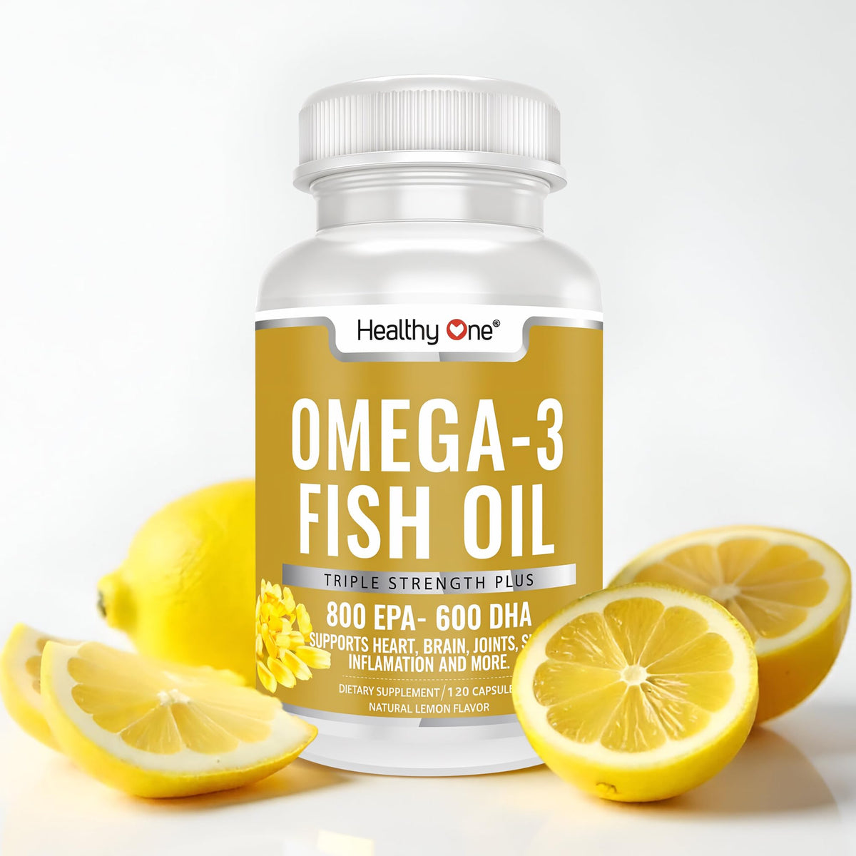 Healthy One Omega 3-1400mg EPA & DHA - 2000mgs Triple Distilled Fish
