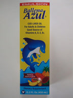 EMULSION BALLENA AZUL Ballena Azul Cod Liver Oil Emulsion Omega 3 - 6 Fl Oz - image 6