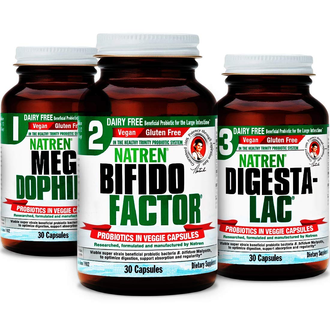 Natren Healthy Start System Dairy Free Probiotic - 60 Capsules