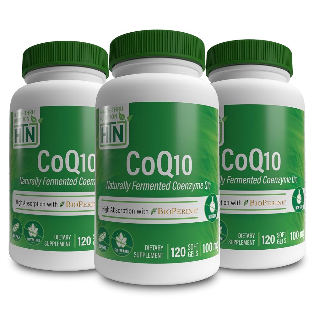 Health Thru Nutrition CoQ-10 100mg with BioPerine - 360 Softgels
