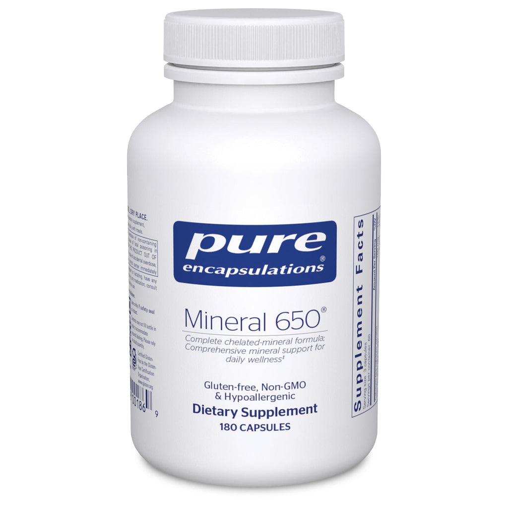Pure Encapsulations Mineral 650 - 180 Capsules