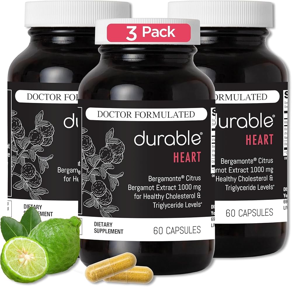 Durable Heart 1,000 mg Extra-Strength Bergamonte Citrus Bergamot