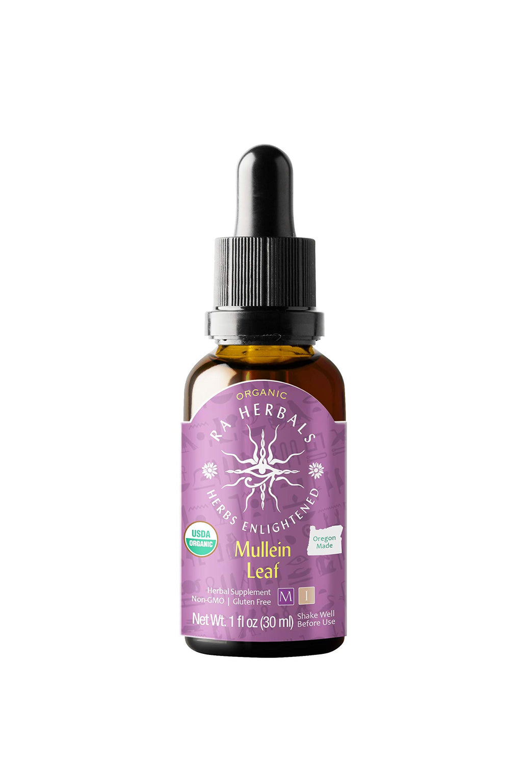 Sun God Medicinals Ra Herbals Organic Mullein Leaf Liquid Extract - 1 fl oz