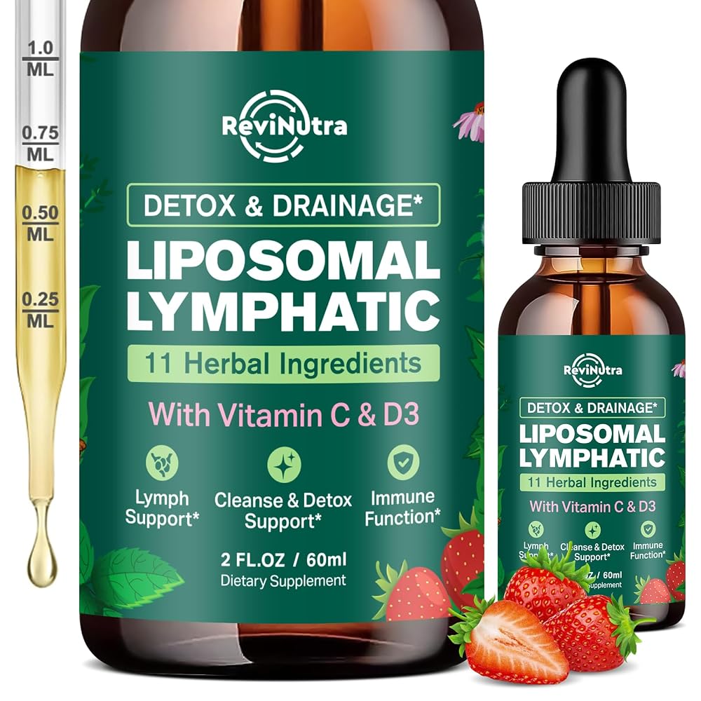ReviNutra Liposomal Lymphatic Drainage Liquid Drops - Lymphatic