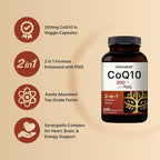 NatureBell CoQ10 200mg with PQQ - 240 Vegetarian Capsules - image 3