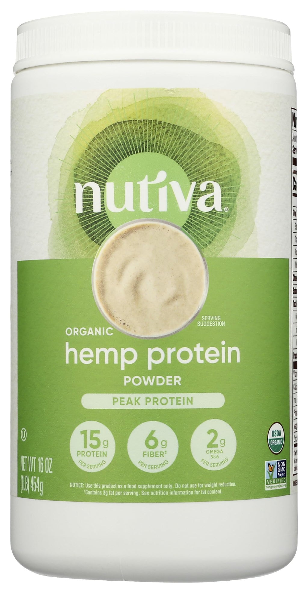 Nutiva Organic Cold-Pressed Hemp Seed Protein Powder