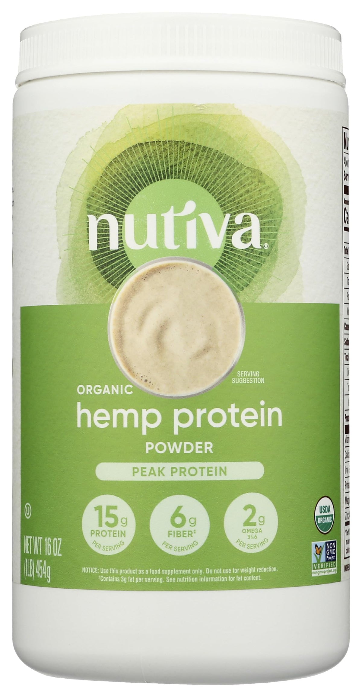 Nutiva Organic Cold-Pressed Hemp Seed Protein Powder
